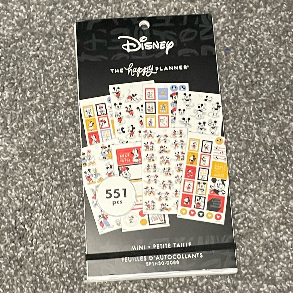 The Happy Planner Mickie & Friends Mini Disney Value Pack Stickers